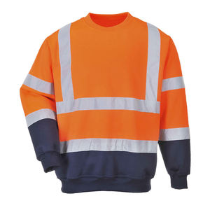 Sweat-shirts de sécurité réfléchissants de haute qualité sur mesure en gros, vêtements de travail haute visibilité, sweat-shirts en polyester - Product Image 3