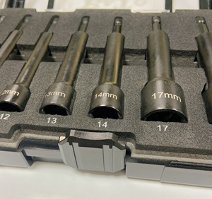 110L ตั้งซ็อกเก็ตไฟลึกพิเศษ9ชิ้นขนาด8-19มม. บรรจุในกล่อง - Product Image 2