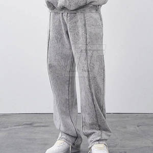 Conjunto Deportivo Holgado y Cómodo para Hombre, Estilo Lavado Ácido, para Ropa Casual de Calle y Uso Diario - Product Image 4