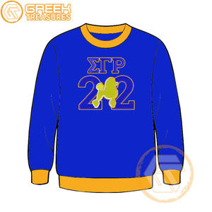 Sudadera de lana de algodón Sigma Gamma Rho personalizada de alta calidad, Jersey bordado, chaqueta para mujer, ropa griega, estilo de hermandad - Product Image 4