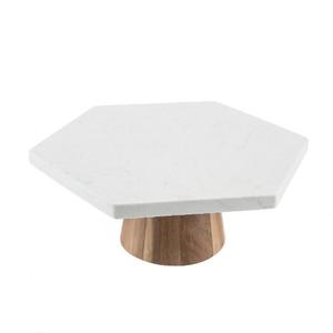 Mesa de desgaste para fiesta de boda en casa, decorar los mejores suministros, nuevo diseño de lujo, forma redonda rectangular para comida casera, soporte para pastel de mármol - Product Image 6