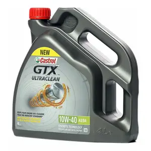 WHOLESALE CASTROL GTX ULTRACLEAN 10W - 40W A3/B4 SYNTHETIC TECHNOLOGY MOTOR OIL FOR GASOLINE AND DIESEL ENGINES