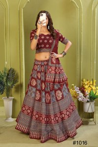 NOUVELLE COLLECTION MODERNE NAVRATRI LEHENG CHOLI avec DUPATTA et BLOUSE IMPRIMÉE NUMÉRIQUEMENT POUR SOIRÉE - Product Image 3