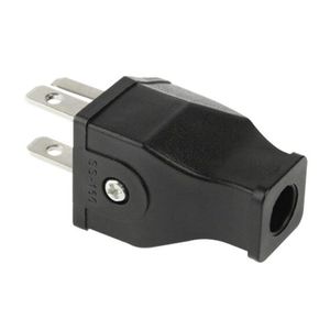 Black <b>Universal</b> AC <b>Adapter</b> with Male US <b>Plug</b> Travel <b>Adapters</b> 100-240V 50/60Hz - Product Image 1