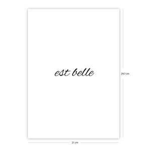 Est Belle Art Print DIN A4 Impresión artística elegante y hermosa en tamaño estándar - Product Image 3