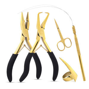 My Hair Tools Pro Hair <b>Extension</b> Pliers Micro Ring Link <b>Bead</b> Opener Tool Kit - Product Image 2