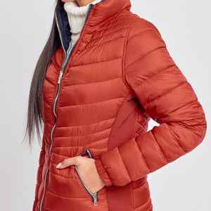 Chaqueta Acolchada Ultra Cálida para Mujer, Chaqueta de Plumón Premium, Elegante, Aislada, con Cremallera, Diseño Casual Reversible para Clima Frío - Product Image 5