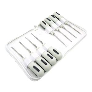 Juego de 8 Elevadores Dentales |   Empuñadura Ergonómica de Acero Inoxidable |   Instrumentos Profesionales para Clínicas - Product Image 3