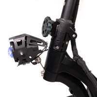 Trottinette électrique D6+2.0 à deux roues, roues de 10 pouces, vitesse maximale de 65 km/h, moteur de 1000 W, autonomie de 60 km, charge utile de 15 kg, frein à disque
