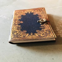 Agate sur mesure beau matériau en cuir de journal fabriqué à la main avec une apparence artistique pour les cadeaux