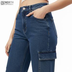 Regular Size Unique Color <b>Light</b> <b>Shade</b> Women Distressed Jeans Pant Slim Fit Hot Sale Cotton Made Women Jeans Pant - Product Image 5