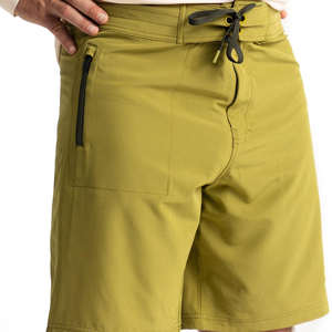 Pantalones Cortos de Pesca Personalizados para Hombre, Casuales, de Secado Rápido, Transpirables, Mezcla de Poliéster, Absorben la Humedad, Diseño Sólido, con Cordón, al por Mayor - Product Image 4