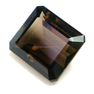 Quartz fumé de qualité supérieure personnalisé mélange taille damier à facettes coupe brésilienne pierres précieuses en vrac forme mixte brun Quartz fumé OEM - Product Image 5