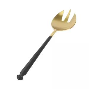 hot sale Stainless Steel Salad server set of two spoon and fork kitchen utensil for restaurant kitchen tool <b>gadget</b> - Product Image 4