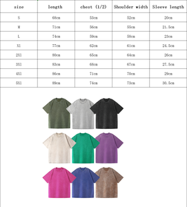 Acid Wash Blank t Shirts Manufacturer Custom Embroidery Printing Logo Personalized Artwork Acid Wash Custom Acid Wash t Shirts - Product Image 3