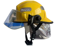 Casque de pompier de sécurité ignifuge de vente directe d'usine de type européen chapeau d'équipement de lutte contre l'incendie