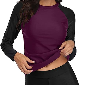 Rashguard de fitness pour femmes vêtements d'entraînement personnalisés Rash Gaurds Rash Guard imprimé sublimé personnalisé Compression Mma Rash Guard - Product Image 1