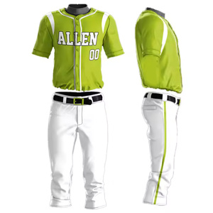 Conjunto de uniformes de béisbol para hombres de alta calidad, ropa deportiva transpirable de Pakistán - Product Image 6