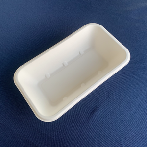 [NANU] [Squarebowl 95] Tazón Cuadrado Desechable de Pulpa Moldeada, Ecológico y Conveniente para 2 Personas, Materia Prima de Pulpa - Product Image 3