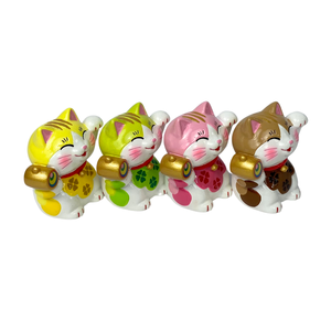 Estatua de gato de resina con tema de jardín vietnamita pintada a mano hecha a mano, decoraciones navideñas artificiales para el hogar coleccionables - Product Image 5