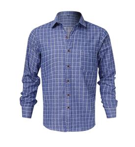 Camisa de vestir de oficina formal antiarrugas para hombre, camisa de manga larga con cuello abotonado, algodón, poliéster, popelina tejida, logotipo de primavera, mejor oferta - Product Image 2