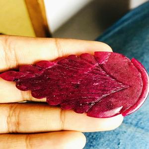 NATUREL NON CHAUFFÉ NON TRAITÉ RUBIS PAON SCULPTURE AVEC SUPERBE QUALITÉ SPÉCIALEMENT UTILISÉ POUR LA FABRICATION DE PENDENTIFS ET D'AUTRES BIJOUX - Product Image 5