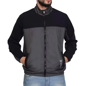Chaqueta de bombardero de primera calidad para hombre, Chaqueta ligera con cremallera a prueba de viento con logotipo personalizado para ropa de calle, viajes, ropa de moda al aire libre - Product Image 1