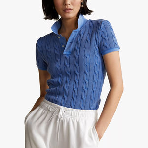 Nouvelle collection de t-shirts polo bangladais en vrac du fournisseur Polo unisexe à coupe régulière en tricot torsadé sur mesure Design OEM élégant - Product Image 3