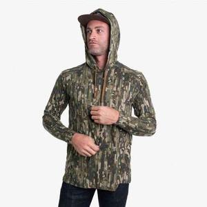 Upf50 + vêtements de pêche à manches longues séchage rapide respirant sweat à capuche de pêche pour hommes Camouflage Protection Uv Sublimation personnalisée RTS - Product Image 3