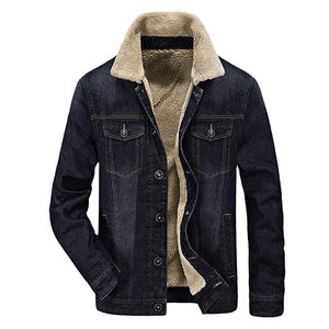 Chaqueta Vaquera Casual Elegante de Alta Calidad para Hombre, Transpirable y Cálida, con Logotipo/Talla Personalizados - Product Image 4