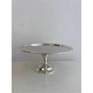 Assiette à gâteau sur piétement en laiton artisanal de style nordique avec couvercle en verre transparent de qualité supérieure, protège-aliments, présentoir à pâtisserie décoratif moderne - Product Image 4