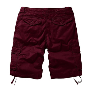 Haut court cargo multi-poches pour homme Tendance avec jean 100% coton de qualité supérieure - Product Image 2