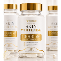 Capsules éclaircissantes pour la peau au glutathion 10000mg de marque OEM avec vitamine C et collagène – Complément beauté pour une peau éclatante