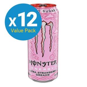 Prix de gros Boisson énergisante Monster Energy Strawberry Dreams 12 x 473 ml Boisson énergisante de qualité supérieure paquet de 12 pour 473 ml - Product Image 6
