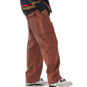 Pantalon cargo pour homme de haute qualité 2026, couleur unie, vêtements d'extérieur, respirant, logo personnalisé, pantalon cargo pour homme - Product Image 2