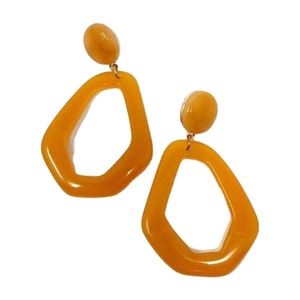 Conjunto de pendientes hechos a mano de madera de artesanía dotada, pendientes de moda, nuevo conjunto de pendientes de Color personalizado, collar, joyería de moda - Product Image 2