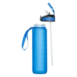 Bottiglia d'Acqua Trasparente in PETG da 1L Personalizzata per Promozioni - Product Image 6