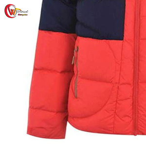 Veste d'hiver matelassée pour homme, personnalisée, imprimée sur le devant, grande taille, à capuche, en nylon/polyester, écologique, service OEM, prix bas, haute qualité - Product Image 4