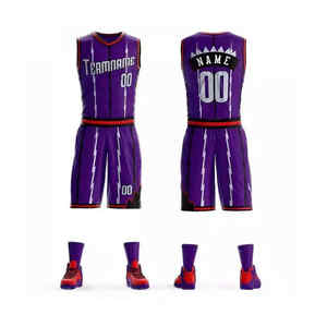 Service OEM ODM de tissu d'anti-odeur de logo personnalisé d'usure de basket-ball d'équipe toutes les tailles disponibles - Product Image 2