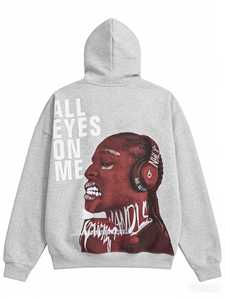 Produttore di T-Shirt e Felpe con Cappuccio Personalizzate in 100% Cotone, Stampa Animalier Invernale, Stile Casual Streetwear |   OEM/ODM |   Marchio Privato |   Vendita all'Ingrosso - Product Image 2