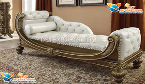Suole — Chaise de mariage élégante en bois, de Style italien, or et blanc, idéal pour les mariés - Product Image 5