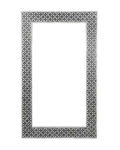 Custom Modern Design Camel Buffalo Bone Inlay Decorative <b>Wall</b> Mirror with <b>Mop</b> Inlay Frame Top Design - Product Image 2
