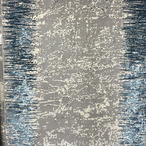 พรมทอโพลีโพรพิลีนสไตล์โมเดิร์น ผลิตด้วยเครื่องจักร คุณภาพสูง ทนต่อคราบสกปรก ขนสั้น ลายเรขาคณิต ขนาดกลาง - Product Image 1