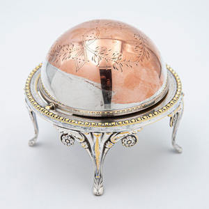 Mantequillera Redonda de Acero Inoxidable con Gran Peso y Brillo Moderno, Ideal para Uso Personal y Regalos - Product Image 3