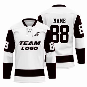 NOUVEAUX arrivages Maillot de hockey sur glace des équipes professionnelles imprimé par transfert thermique du fabricant, uniforme personnalisé 100% polyester - Product Image 1