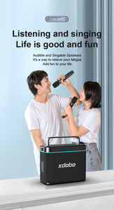 Enceinte portable Bluetooth XDOBO Truth 200W avec étanchéité IPX6, 20 heures d'autonomie, carte TF, AUX, USB et 2 microphones - Product Image 5