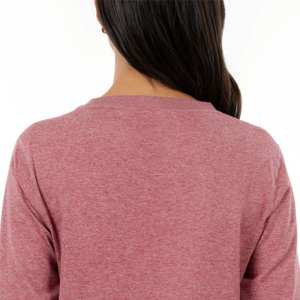 Último estilo, ropa de invierno para exteriores, sudadera cálida para mujer, jersey para mujer, sudadera lisa de manga larga con cuello redondo en blanco - Product Image 4