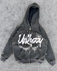 ชุดเซ็ตทรงบาน ซิป ปักลาย พิมพ์ลาย ล้างสีแบบเอซิด ผลิตจากผ้าโพลีเอสเตอร์/คอตตอน ระบายอากาศ แห้งเร็ว เนื้อผ้าหนา สำหรับผู้ชาย สินค้ามาใหม่ เป็นมิตรกับสิ่งแวดล้อม - Product Image 3