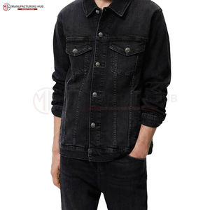 Oversized Denim <b>Jacket</b> For Men Breathable <b>Winter</b> Season Wholesale <b>Cheap</b> Prices Plus Size Denim <b>Jackets</b> For Man - Product Image 5