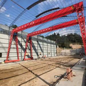 शेनघआ 5-32 टन पीएलसी नियंत्रित मोटर-चालित एकल गर्डर गैन्ट्री क्रोने कारखानों के लिए 10 मीटर उठाने की ऊंचाई - Product Image 1